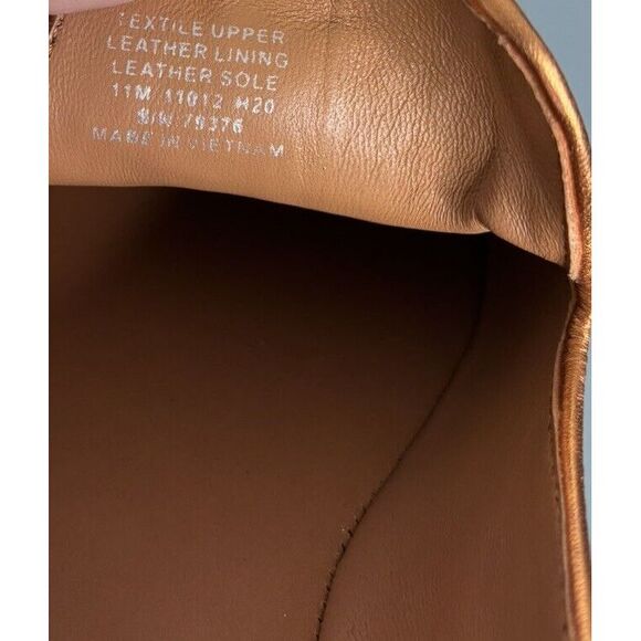 Tory Burch holiday jacquad/gold 5mm smoking slipper, size 11, BNIB,MSRP$313 - Picture 8 of 8